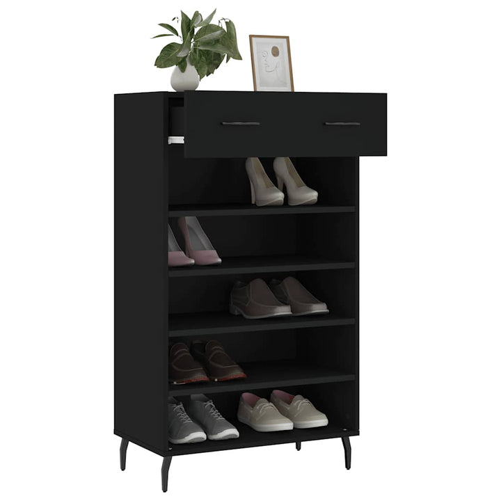 Skohylla 60X35X105 Cm Konstruerat Trä