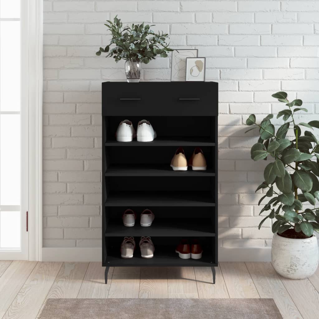 Skohylla 60X35X105 Cm Konstruerat Trä