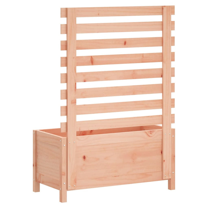 Odlingslåda Med Spaljé 79X39,5X114 Cm Massivt Douglasträ