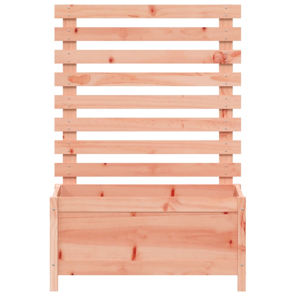 Odlingslåda Med Spaljé 79X39,5X114 Cm Massivt Douglasträ