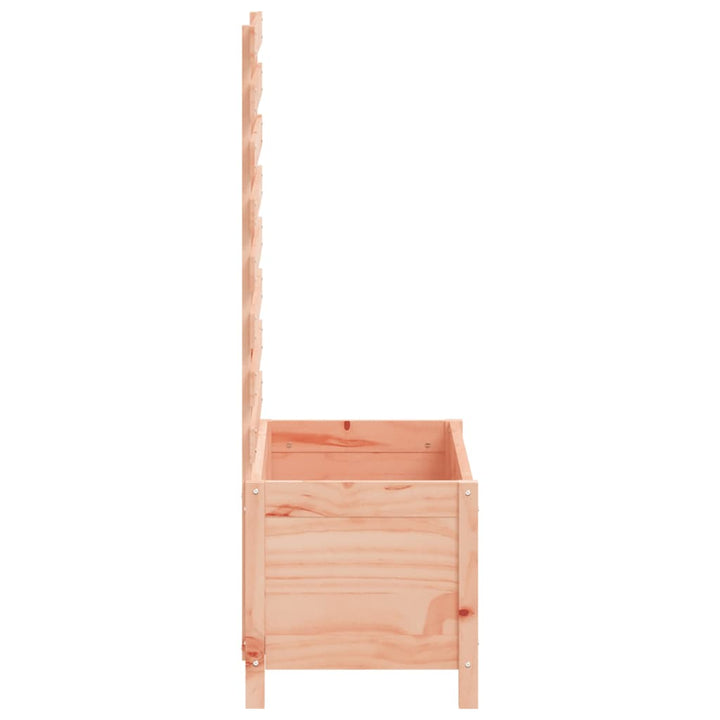 Odlingslåda Med Spaljé 79X39,5X114 Cm Massivt Douglasträ