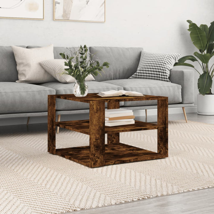 Soffbord 58X58X40 Cm Konstruerat Trä