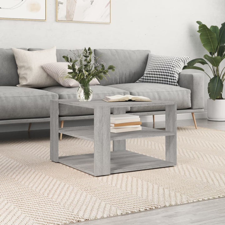 Soffbord 58X58X40 Cm Konstruerat Trä