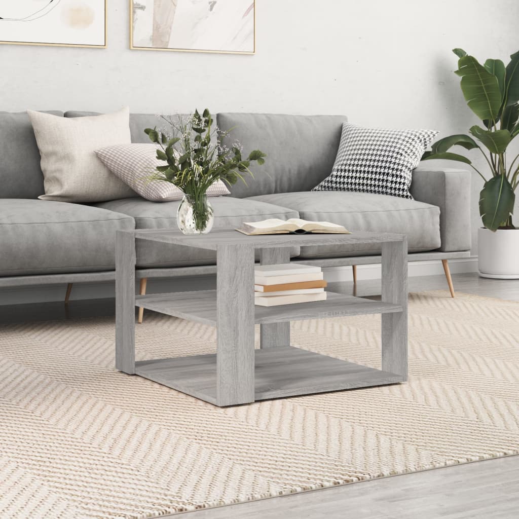 Soffbord 58X58X40 Cm Konstruerat Trä