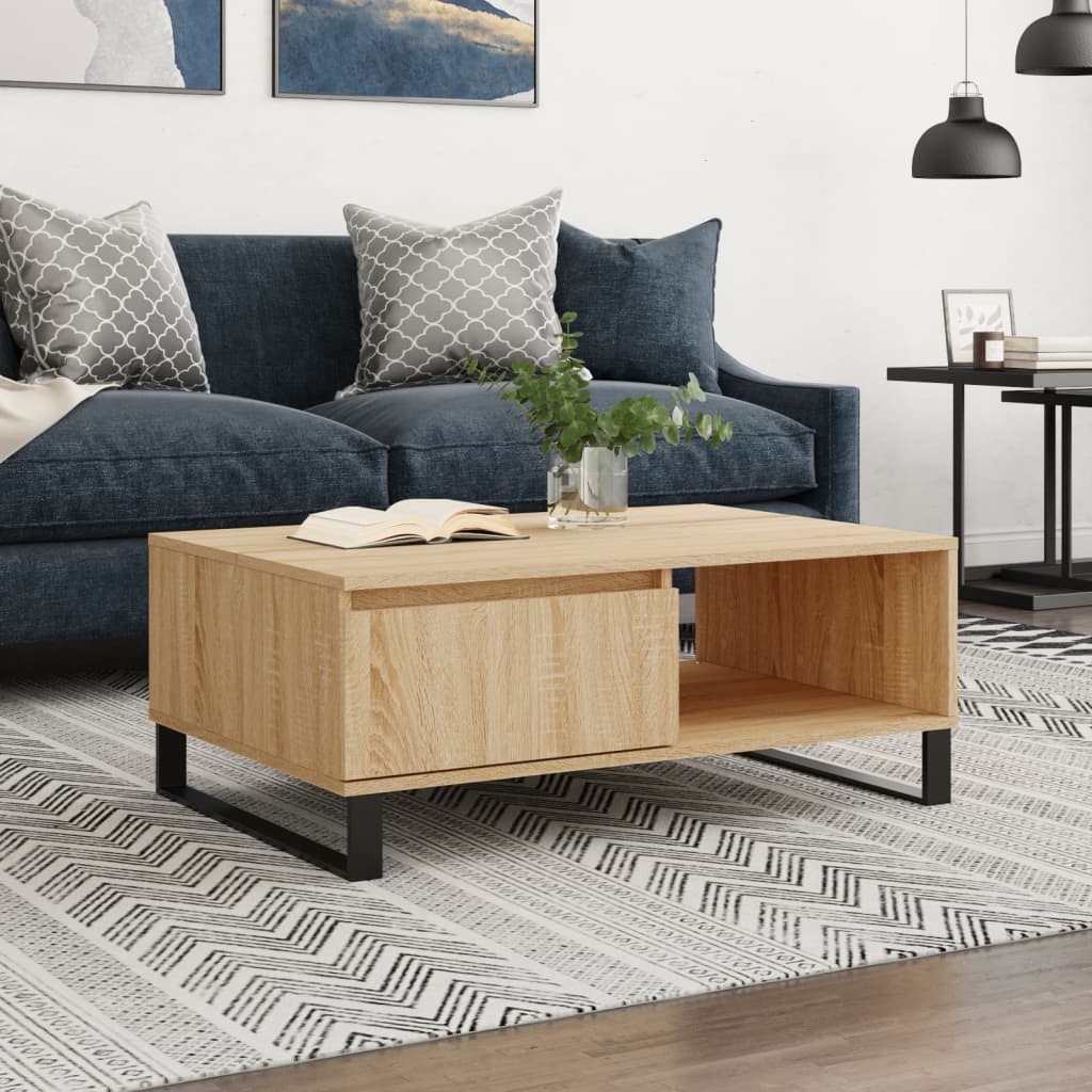 Soffbord 90X60X35 Cm Konstruerat Trä