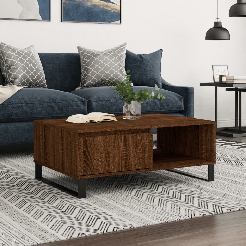 Soffbord 90X60X35 Cm Konstruerat Trä