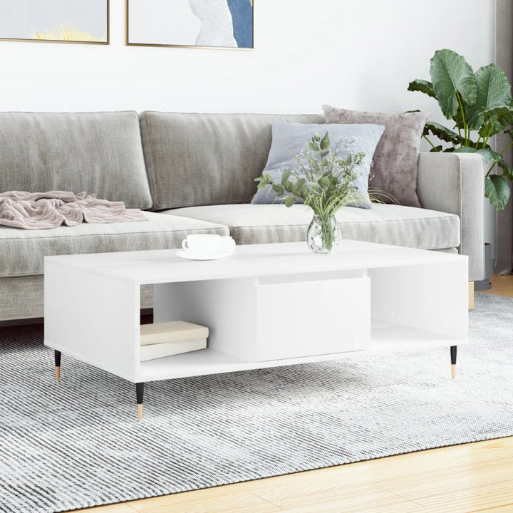 Soffbord 104X60X35 Cm Konstruerat Trä