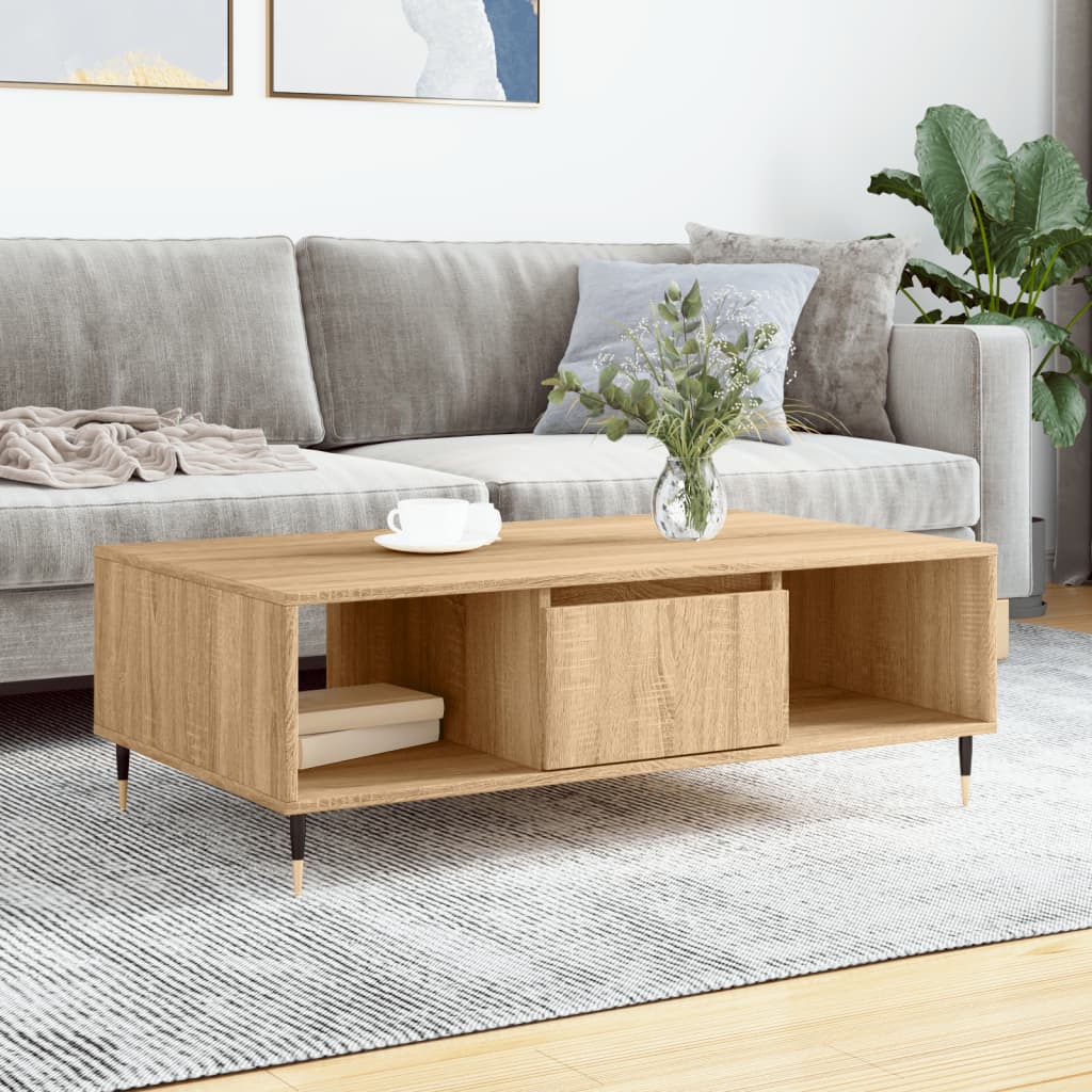 Soffbord 104X60X35 Cm Konstruerat Trä