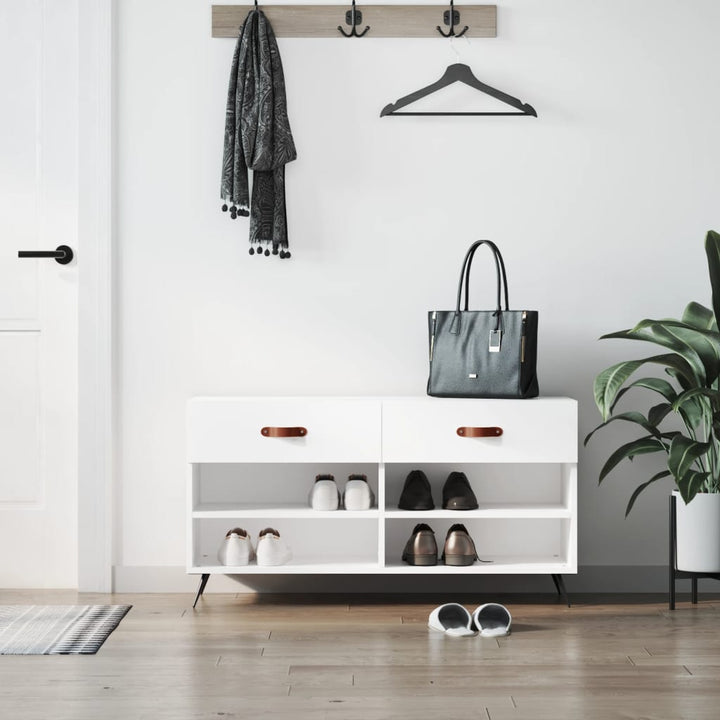 Skobänk Sonoma-Ek 102X35X55 Cm Konstruerat Trä