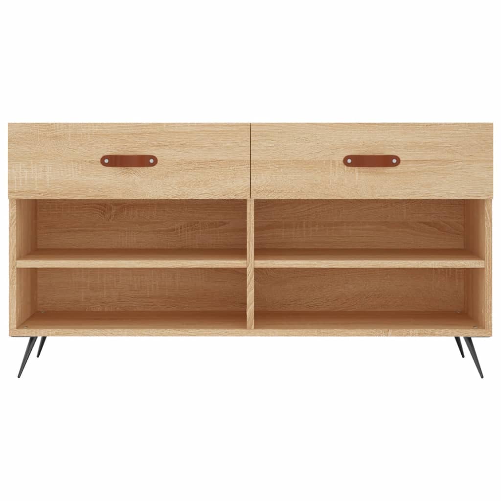 Skobänk Sonoma-Ek 102X35X55 Cm Konstruerat Trä