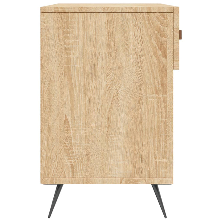 Skobänk Sonoma-Ek 102X35X55 Cm Konstruerat Trä