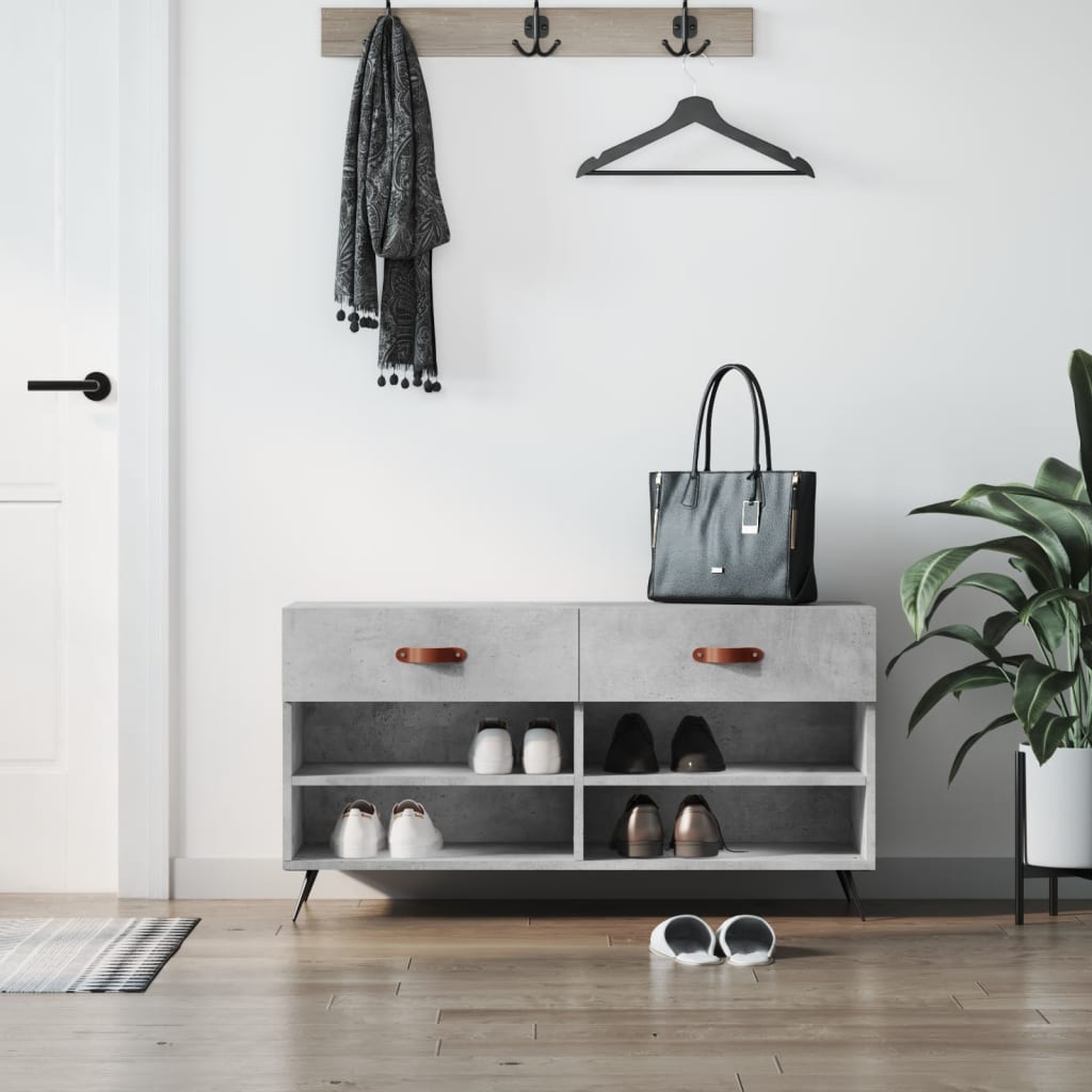 Skobänk Sonoma-Ek 102X35X55 Cm Konstruerat Trä
