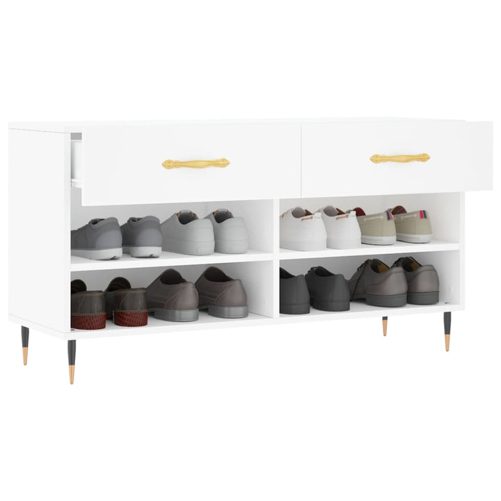 Skobänk 102X35X55 Cm Konstruerat Trä