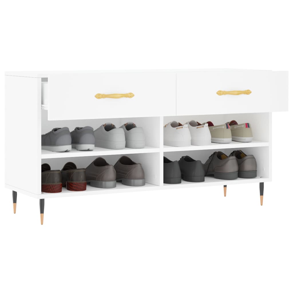 Skobänk 102X35X55 Cm Konstruerat Trä