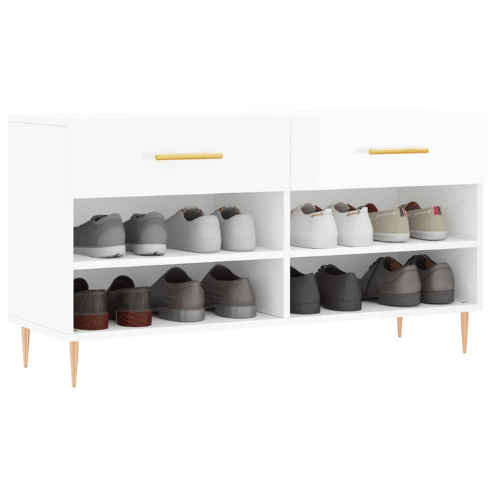 Skobänk 102X35X55 Cm Konstruerat Trä