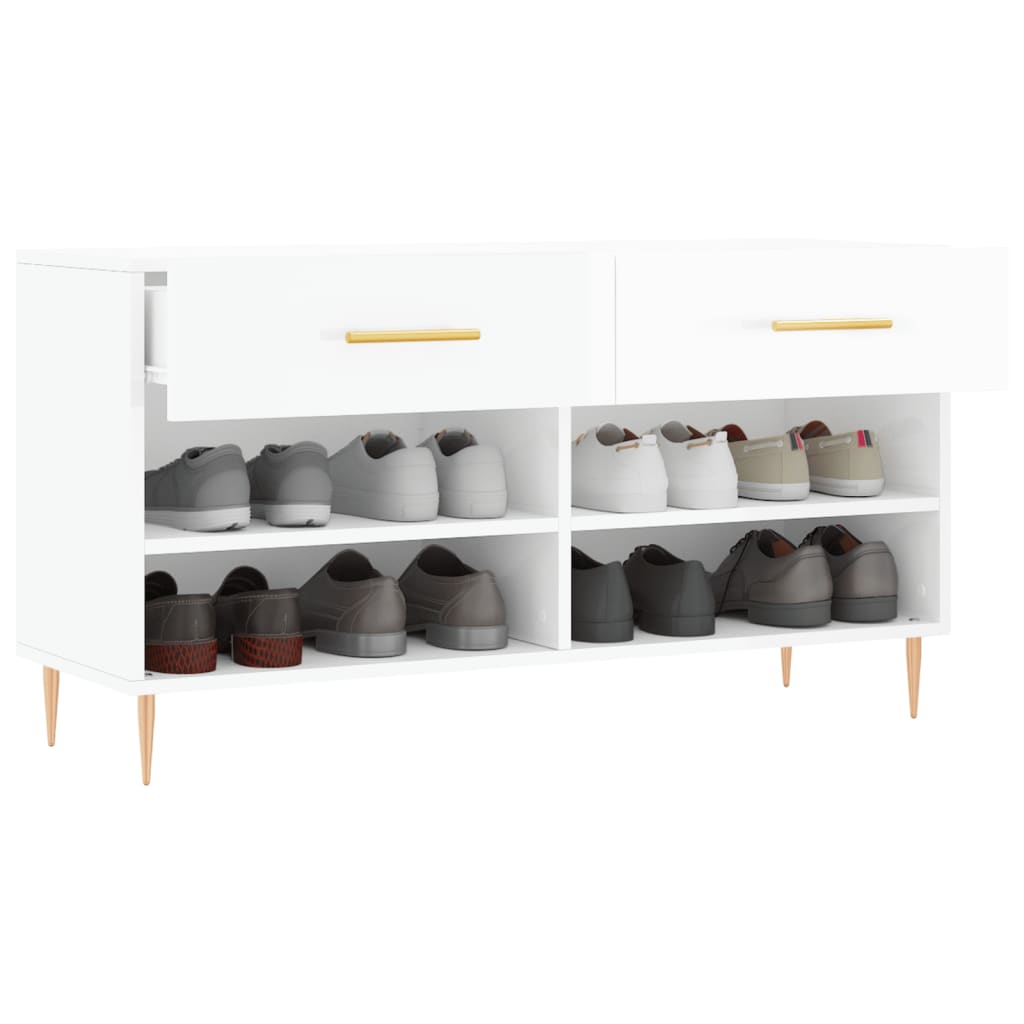 Skobänk 102X35X55 Cm Konstruerat Trä