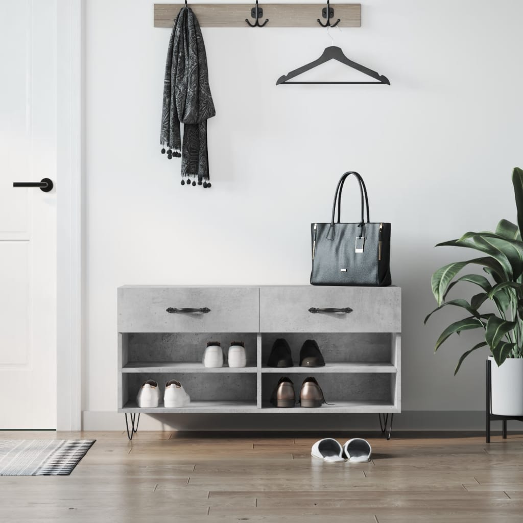 Skobänk 102X35X55 Cm Konstruerat Trä