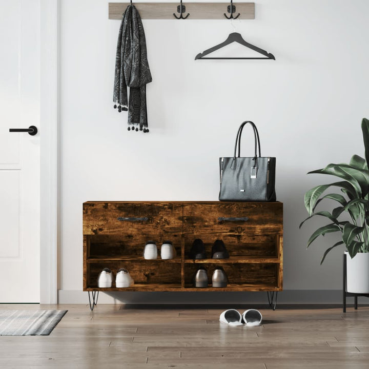 Skobänk 102X35X55 Cm Konstruerat Trä