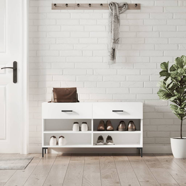Skobänk 102X35X55 Cm Konstruerat Trä