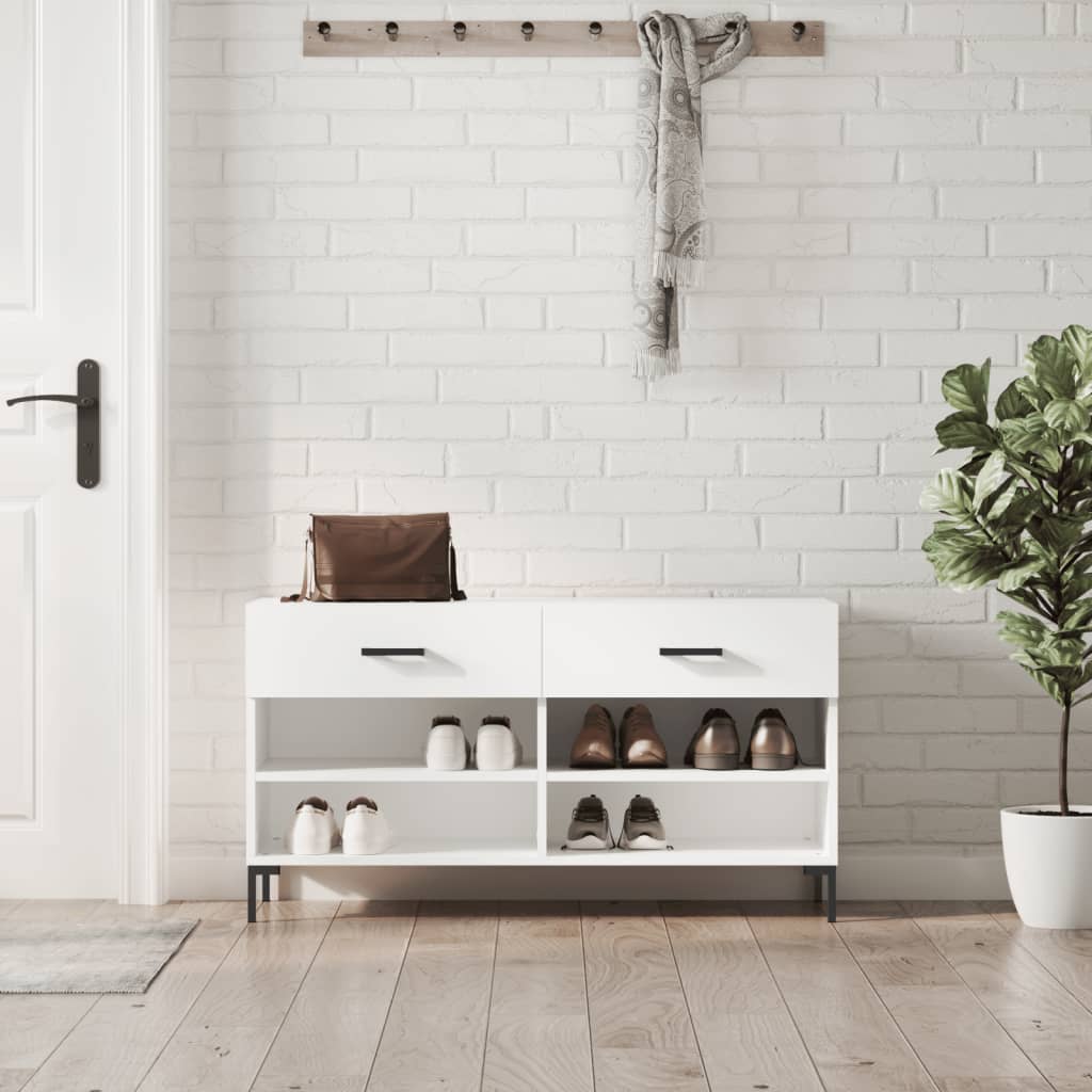 Skobänk 102X35X55 Cm Konstruerat Trä
