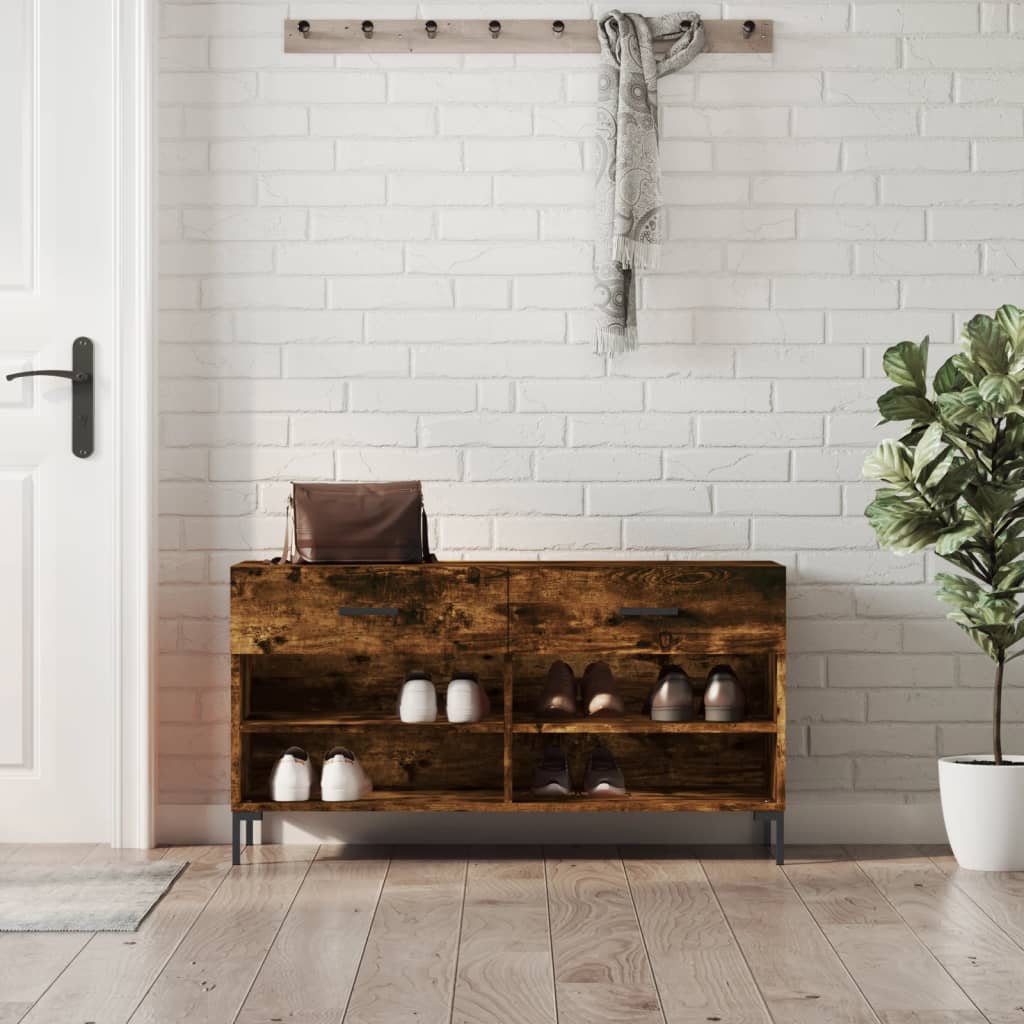 Skobänk 102X35X55 Cm Konstruerat Trä