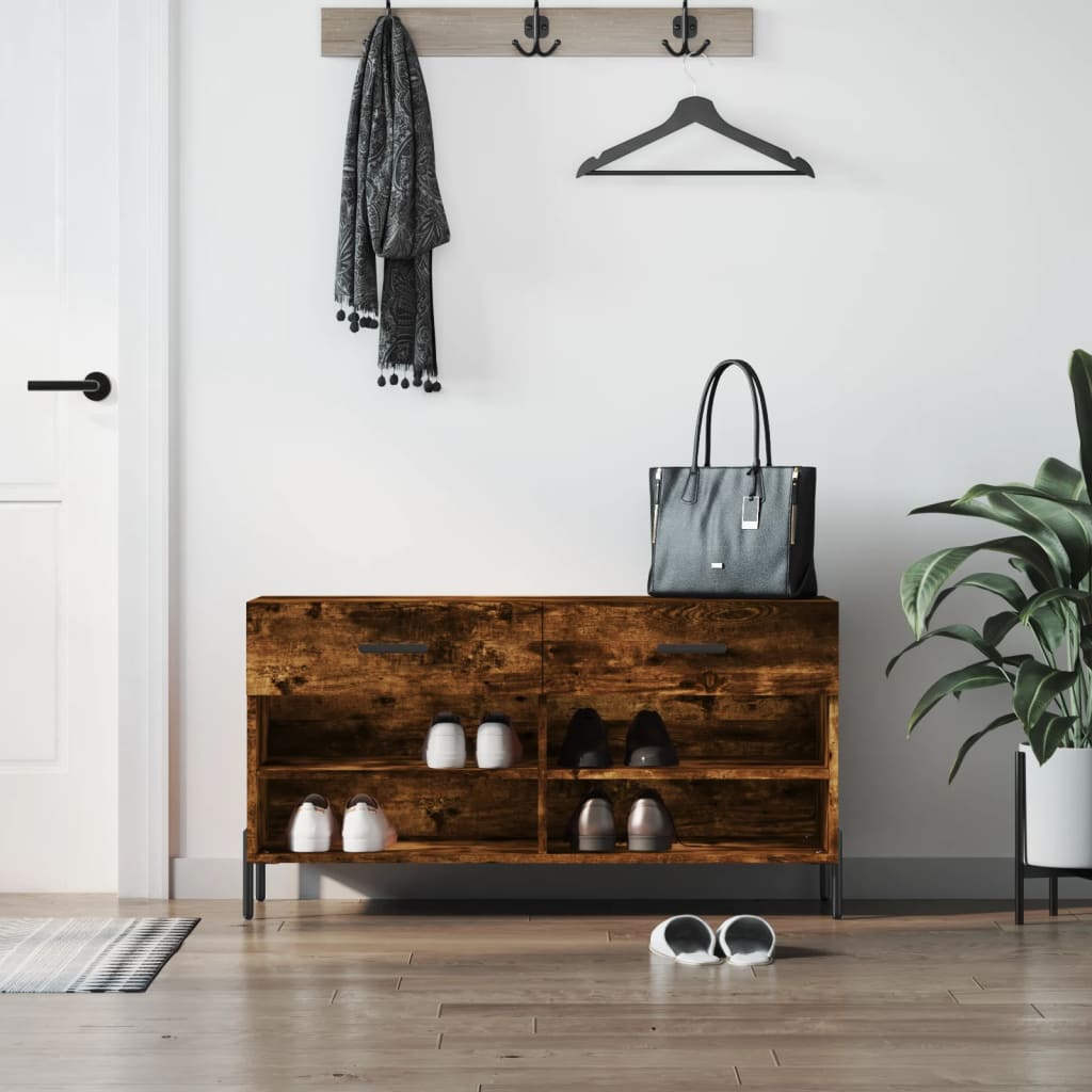 Skobänk 102X35X55 Cm Konstruerat Trä