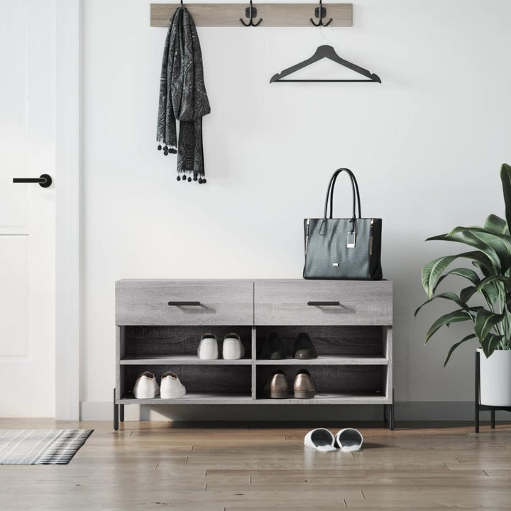 Skobänk 102X35X55 Cm Konstruerat Trä