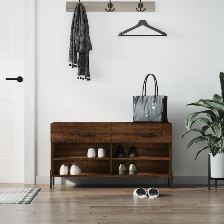 Skobänk 102X35X55 Cm Konstruerat Trä