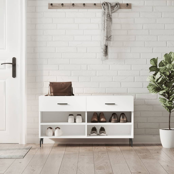 Skobänk 102X35X55 Cm Konstruerat Trä