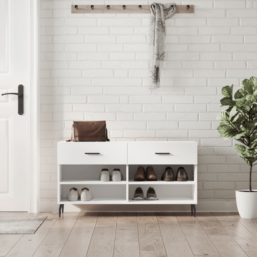 Skobänk 102X35X55 Cm Konstruerat Trä