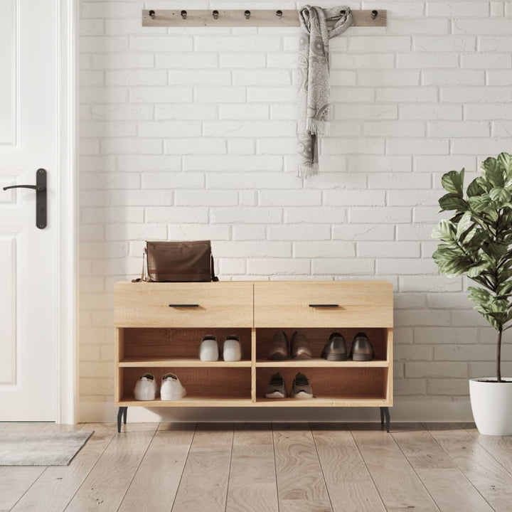 Skobänk 102X35X55 Cm Konstruerat Trä
