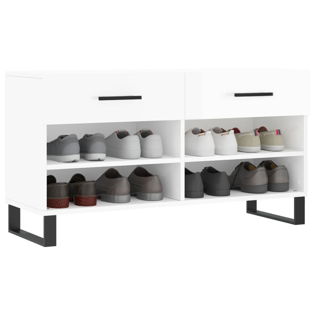 Skobänk 102X35X55 Cm Konstruerat Trä