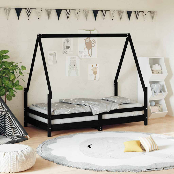Sängram För Barn Massiv Furu