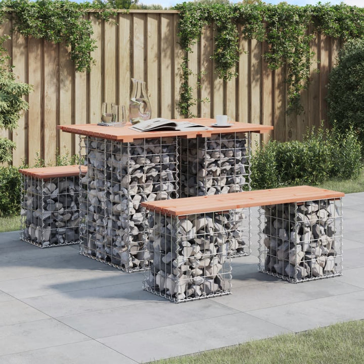 Trädgårdsbord Gabiondesign Massivt Trä Douglas