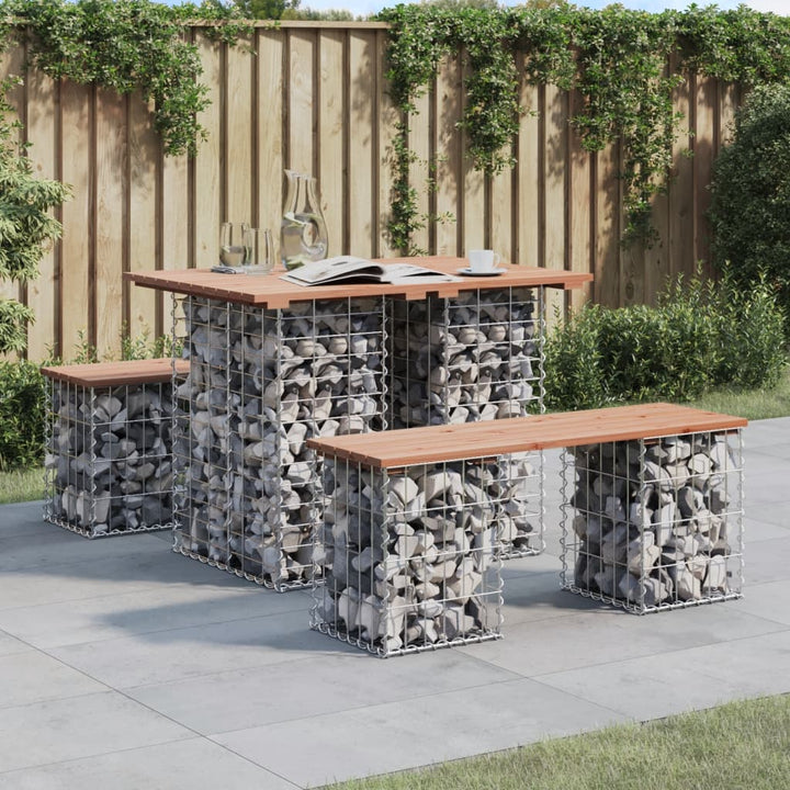 Trädgårdsbord Gabiondesign Massivt Trä Douglas