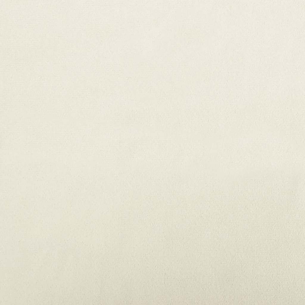 Barnsoffa Gräddvit 50X40X26,5 Cm Sammet