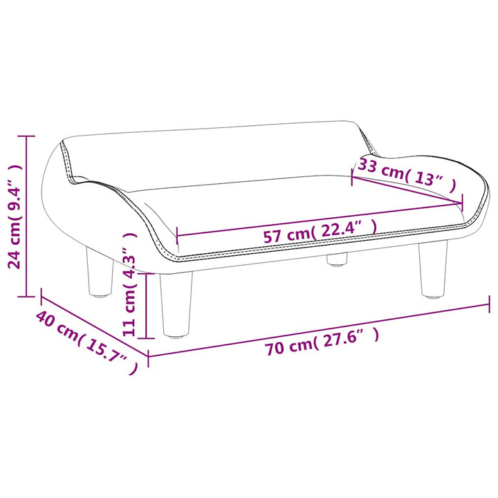 Barnsoffa 70X40X24 Cm Tyg