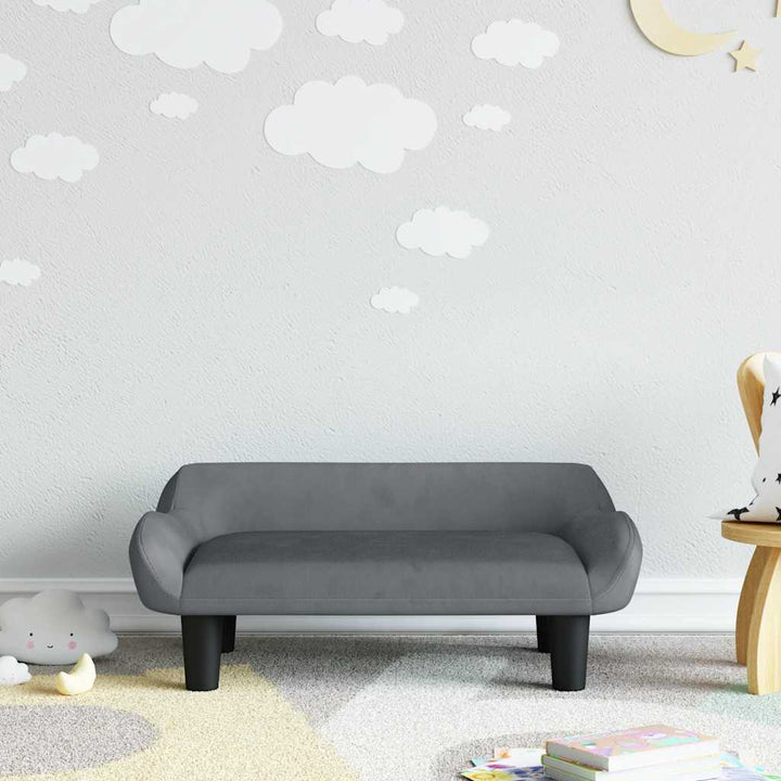 Barnsoffa 70X40X24 Cm Sammet