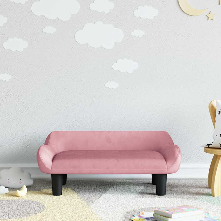 Barnsoffa 70X40X24 Cm Sammet