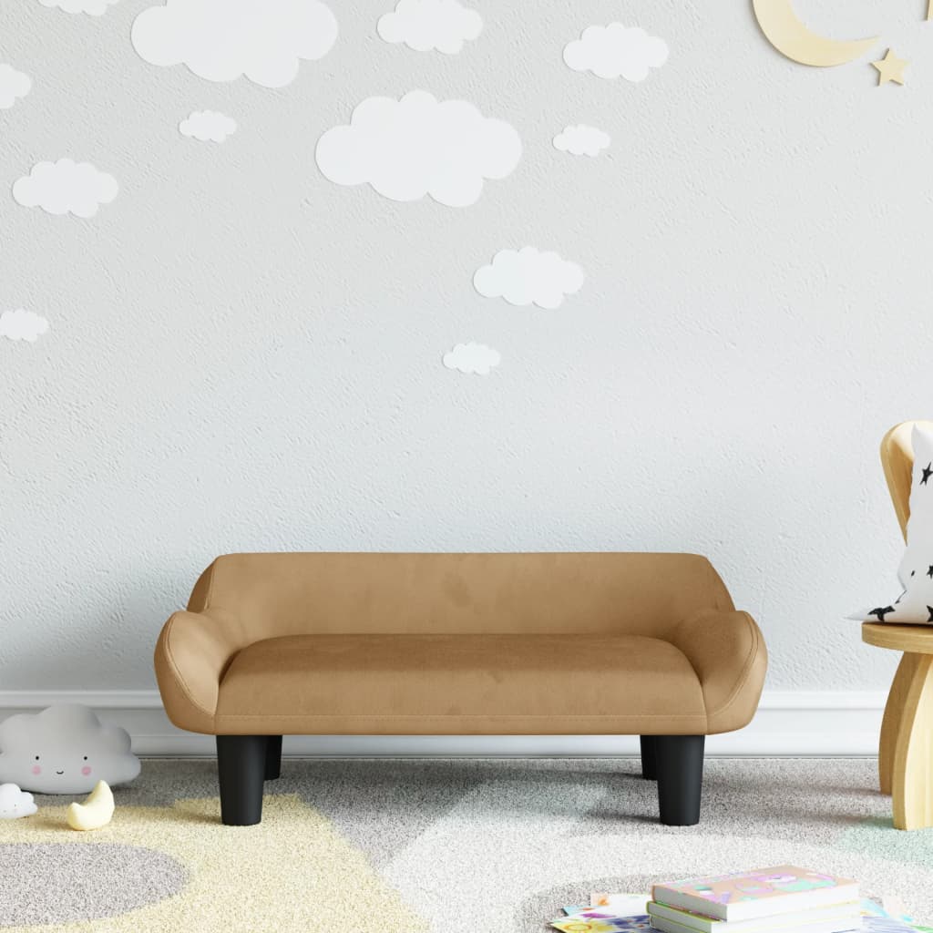 Barnsoffa 70X40X24 Cm Sammet