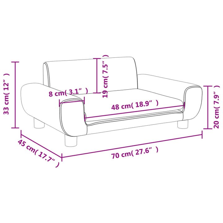 Barnsoffa Sammet