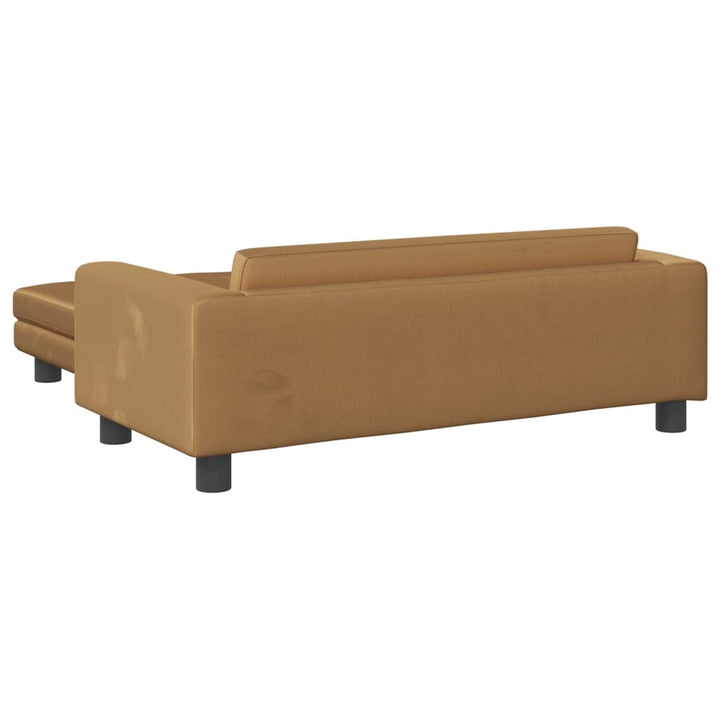 Barnsoffa Med Fotpall 100X50X30 Cm Sammet