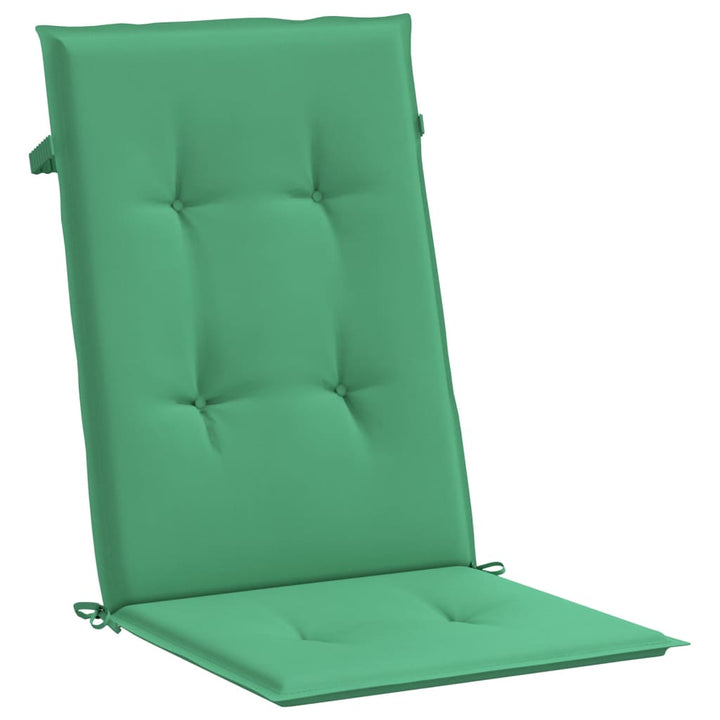 Fällbara Fåtöljer Med Dynor, 6 St, Massivt Trä, Teak