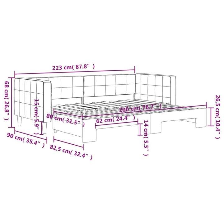 Dagbädd Sammet