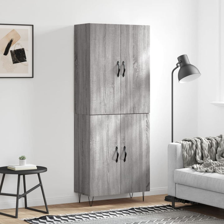 Högskåp 69,5X34X180 Cm Konstruerat Trä
