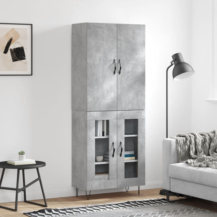 Högskåp 69,5X34X180 Cm Konstruerat Trä