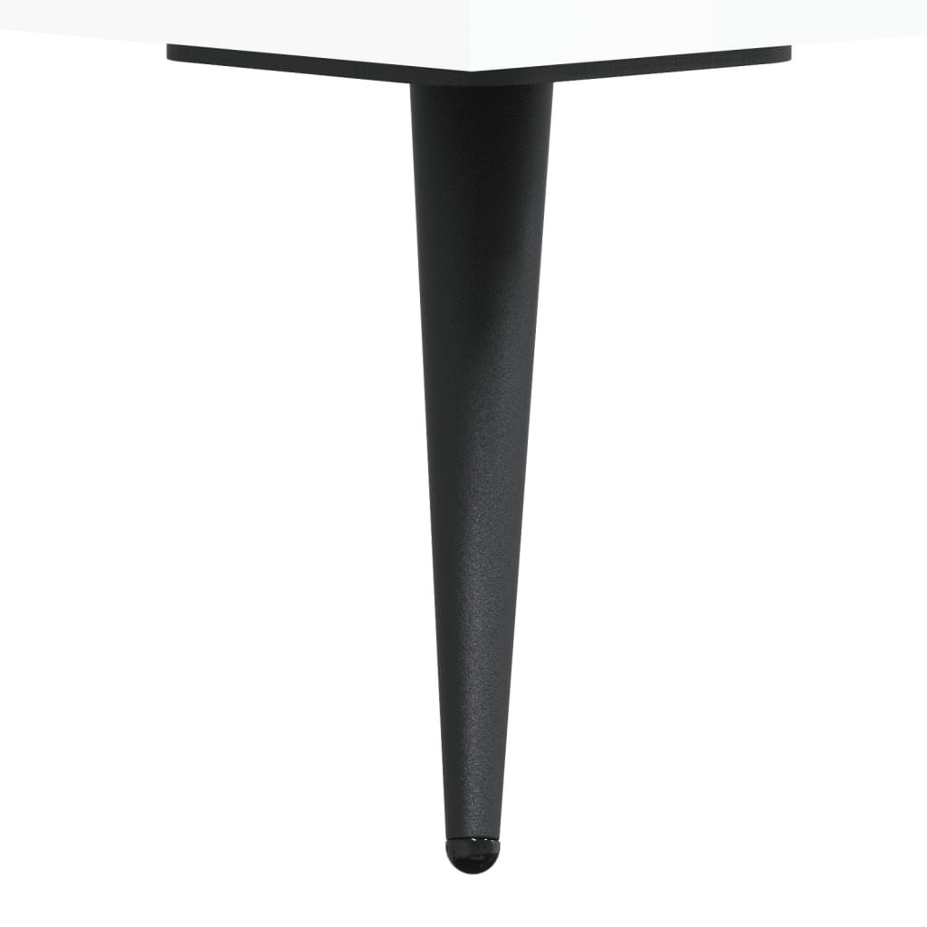 Högskåp Högglans Vit 69,5X34X180 Cm Konstruerat Trä