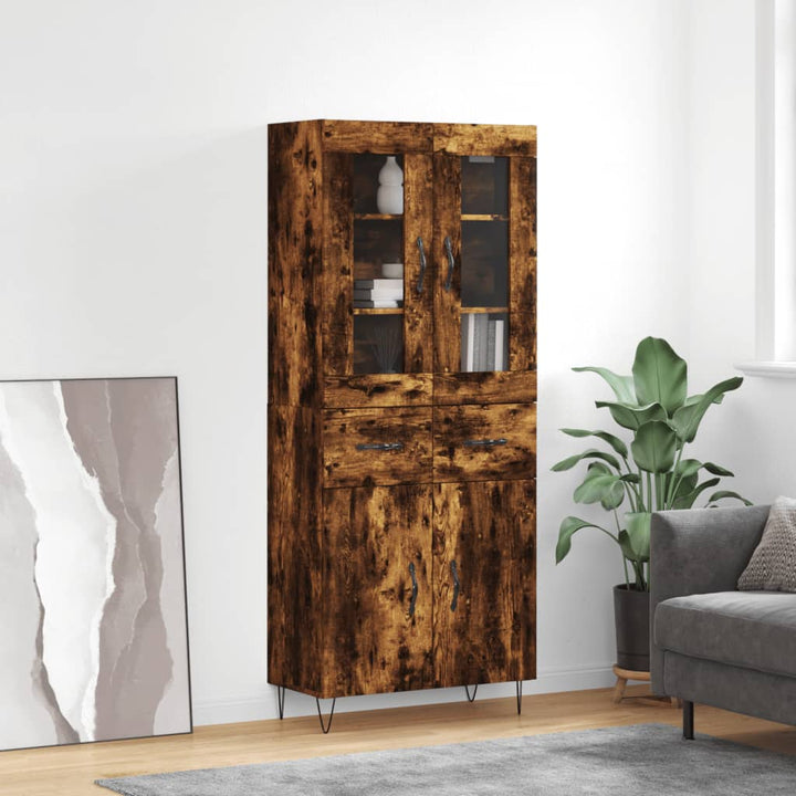 Högskåp 69,5X34X180 Cm Konstruerat Trä