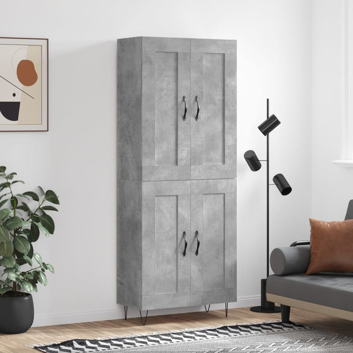 Högskåp 69,5X34X180 Cm Konstruerat Trä