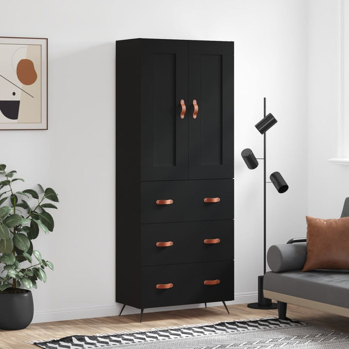 Högskåp 69,5X34X180 Cm Konstruerat Trä
